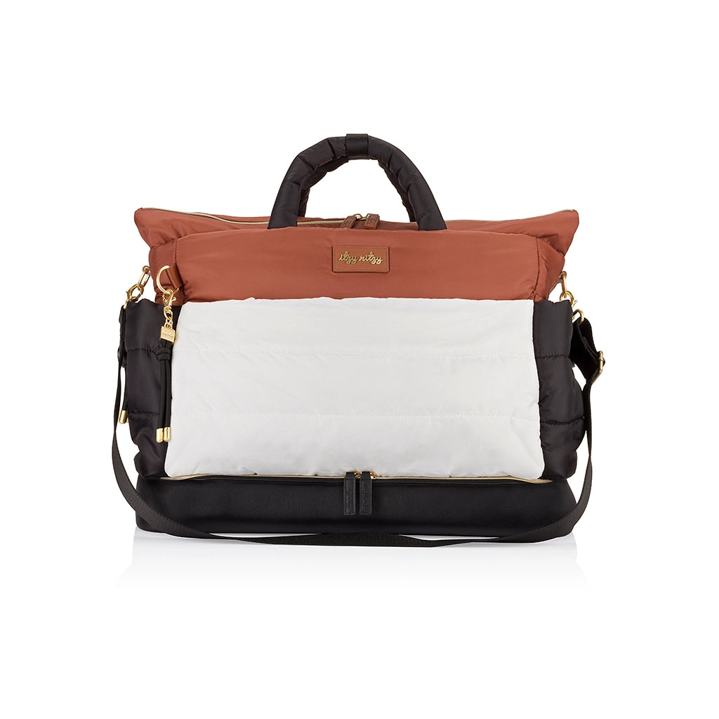 Itzy Ritzy Dream Weekender™ Coffee & Cream Diaper Bag