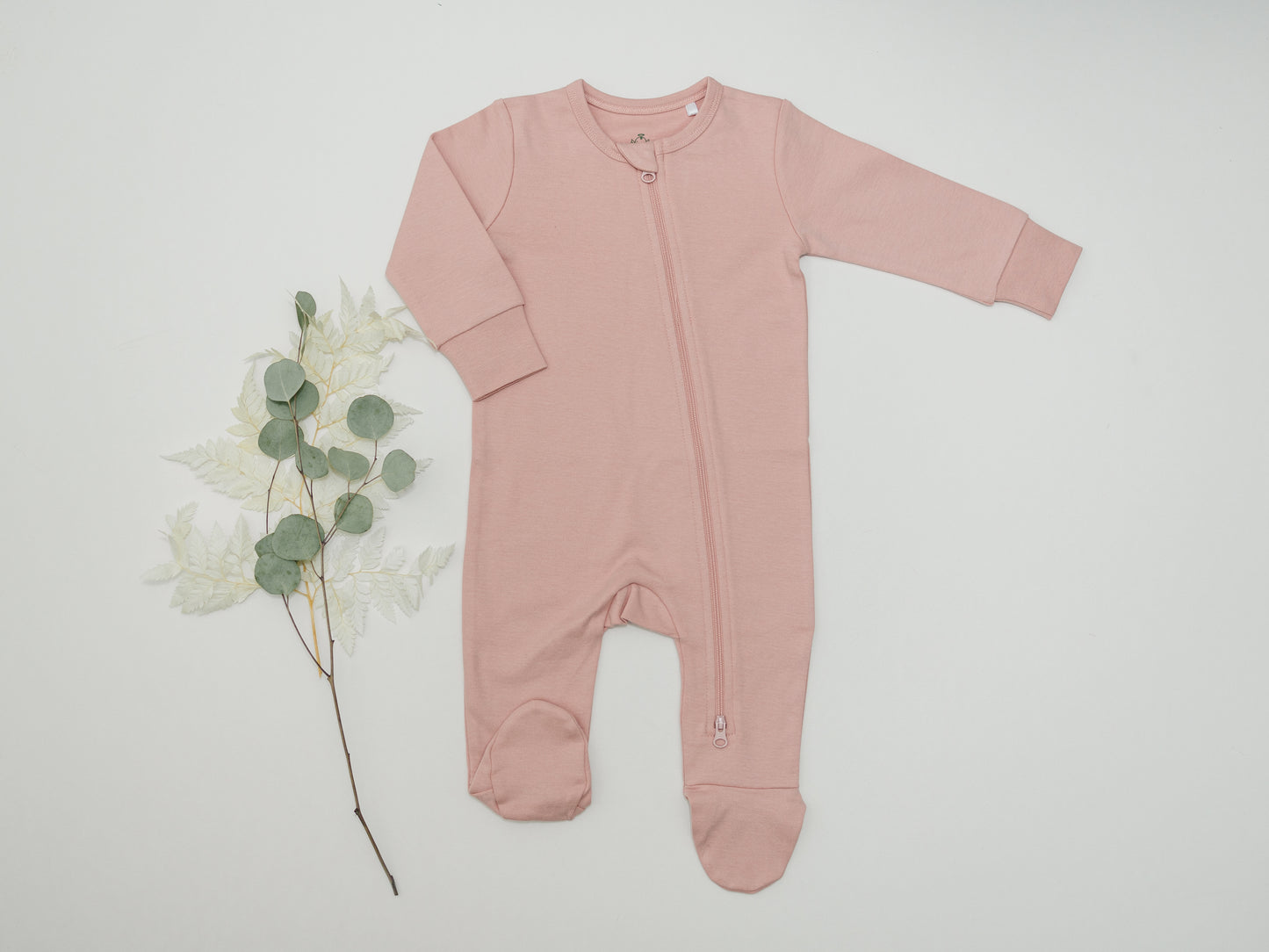 Cotton Baby Footie Sleeper with 2-Way Zipper – Soft & Stretchy Pajamas