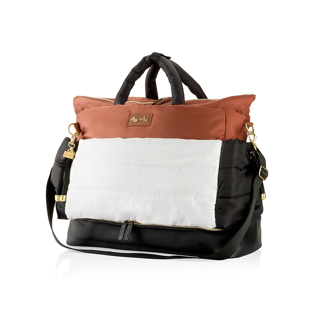 Itzy Ritzy Dream Weekender™ Coffee & Cream Diaper Bag