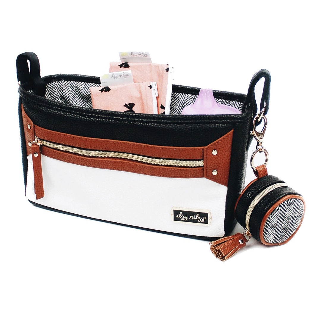 Itzy Ritzy Coffee & Cream Travel Stroller Caddy