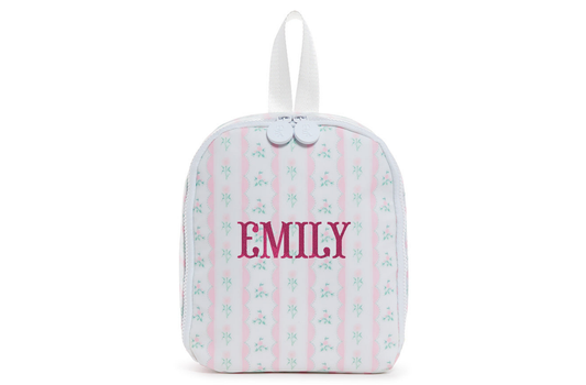 TRVL Bring It Lunch Bag - Ribbon Floral Pink