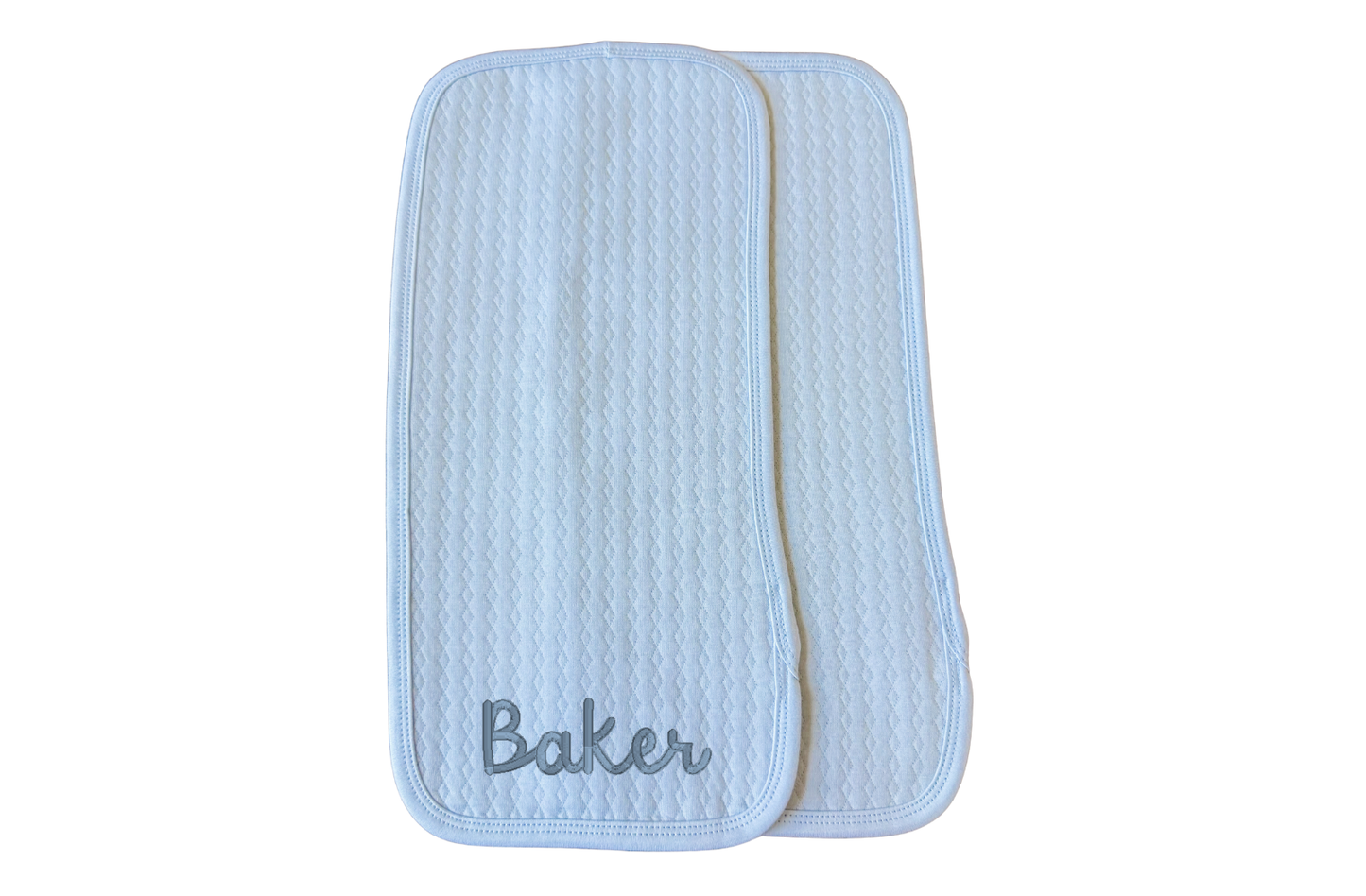 Cely Quilted Burp Cloths - Qty. of 2