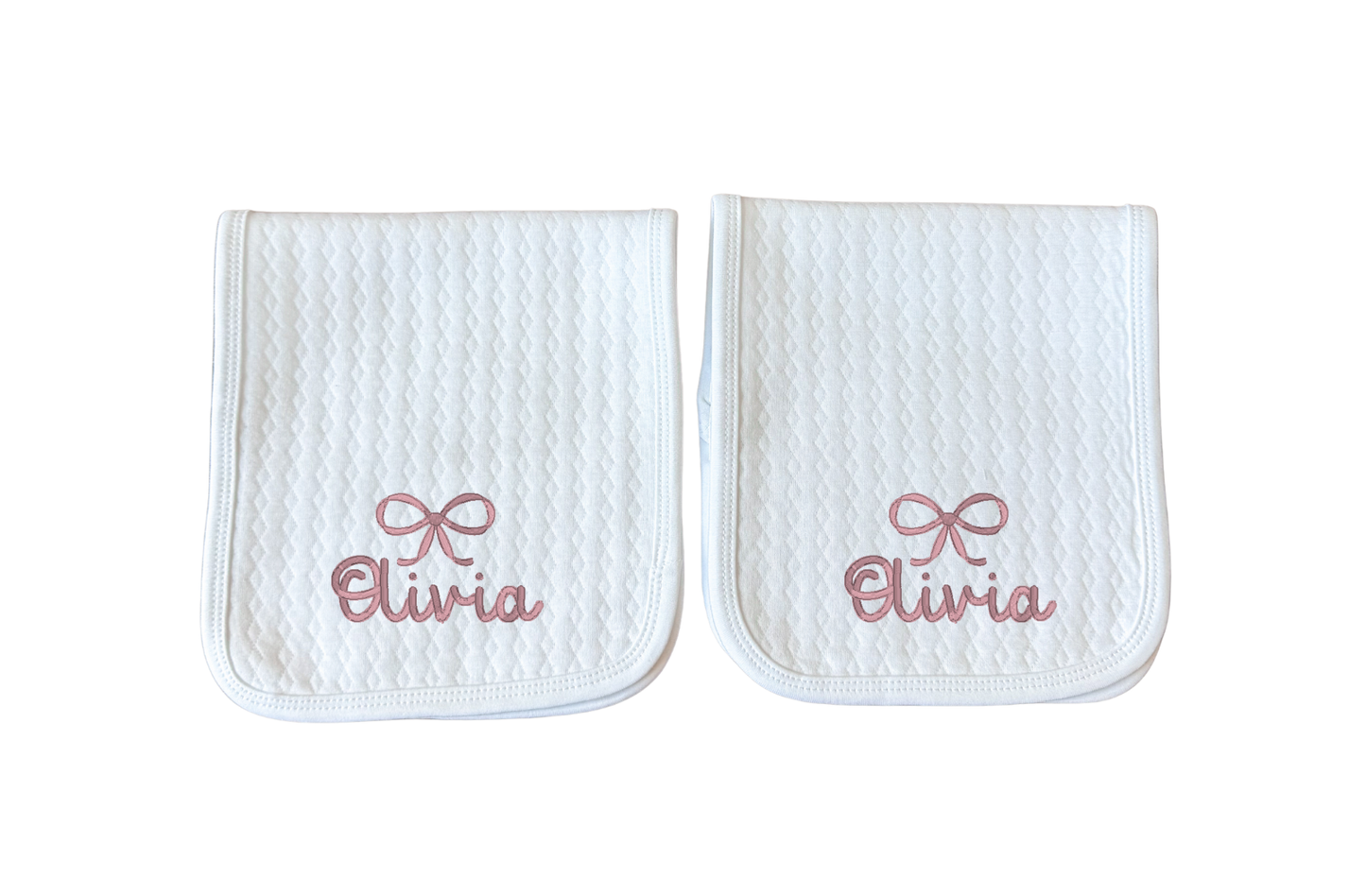 Cely Quilted Burp Cloths - Qty. of 2