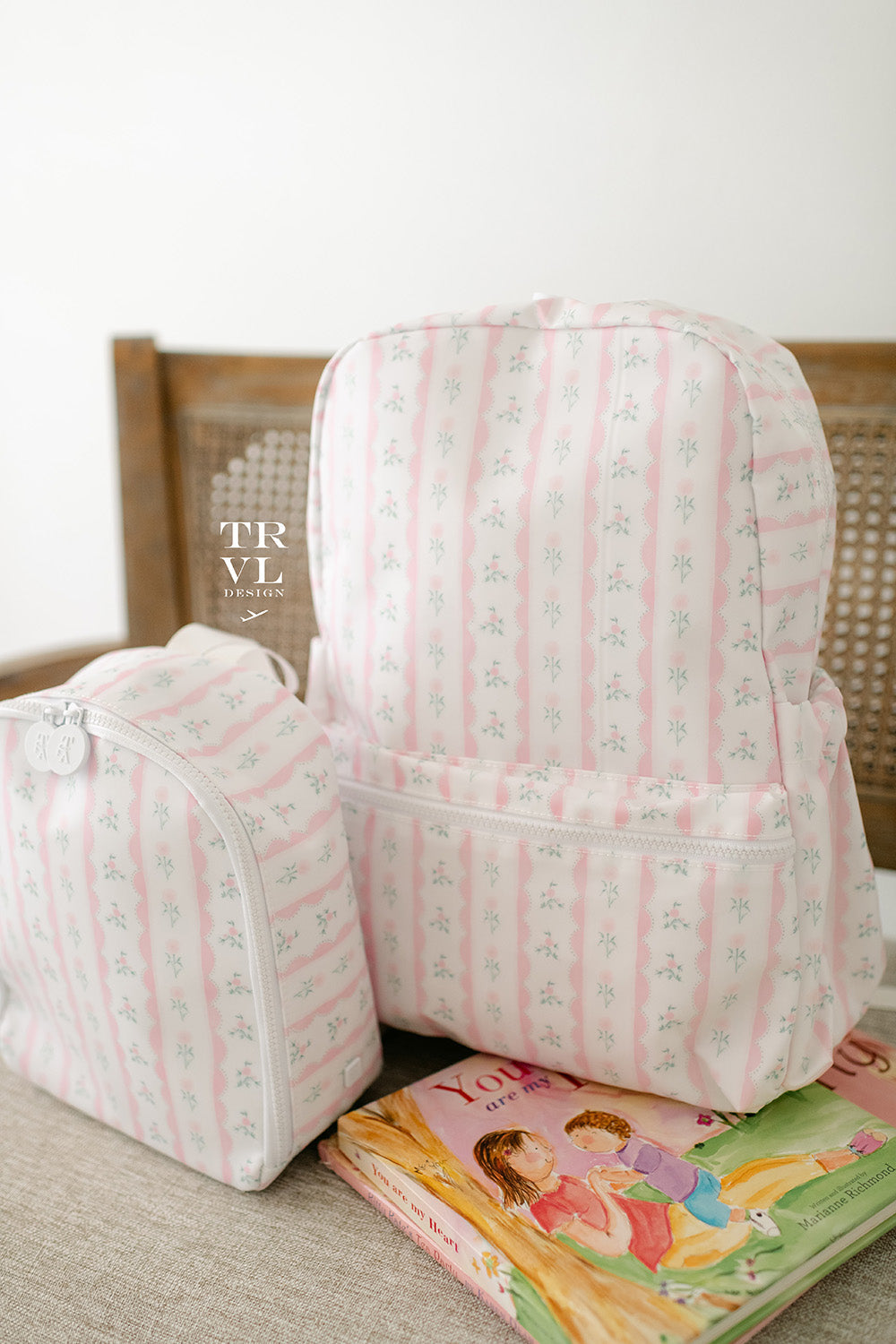TRVL Backpacker - Pimlico Stripe Pink