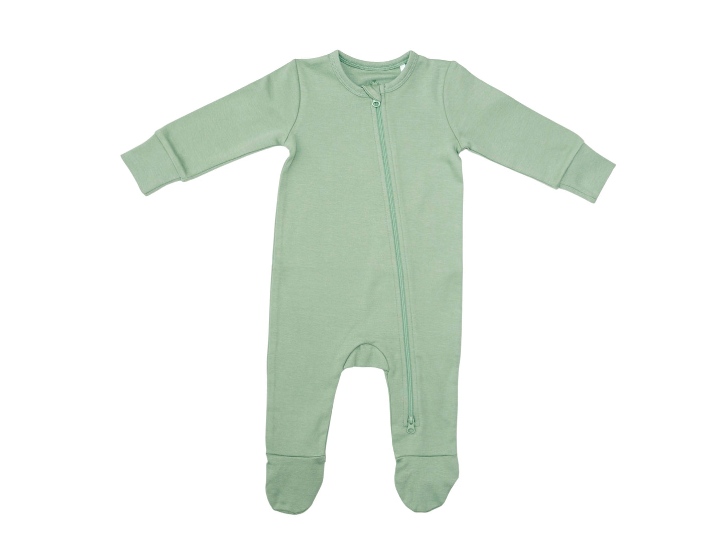 Cotton Baby Footie Sleeper with 2-Way Zipper – Soft & Stretchy Pajamas