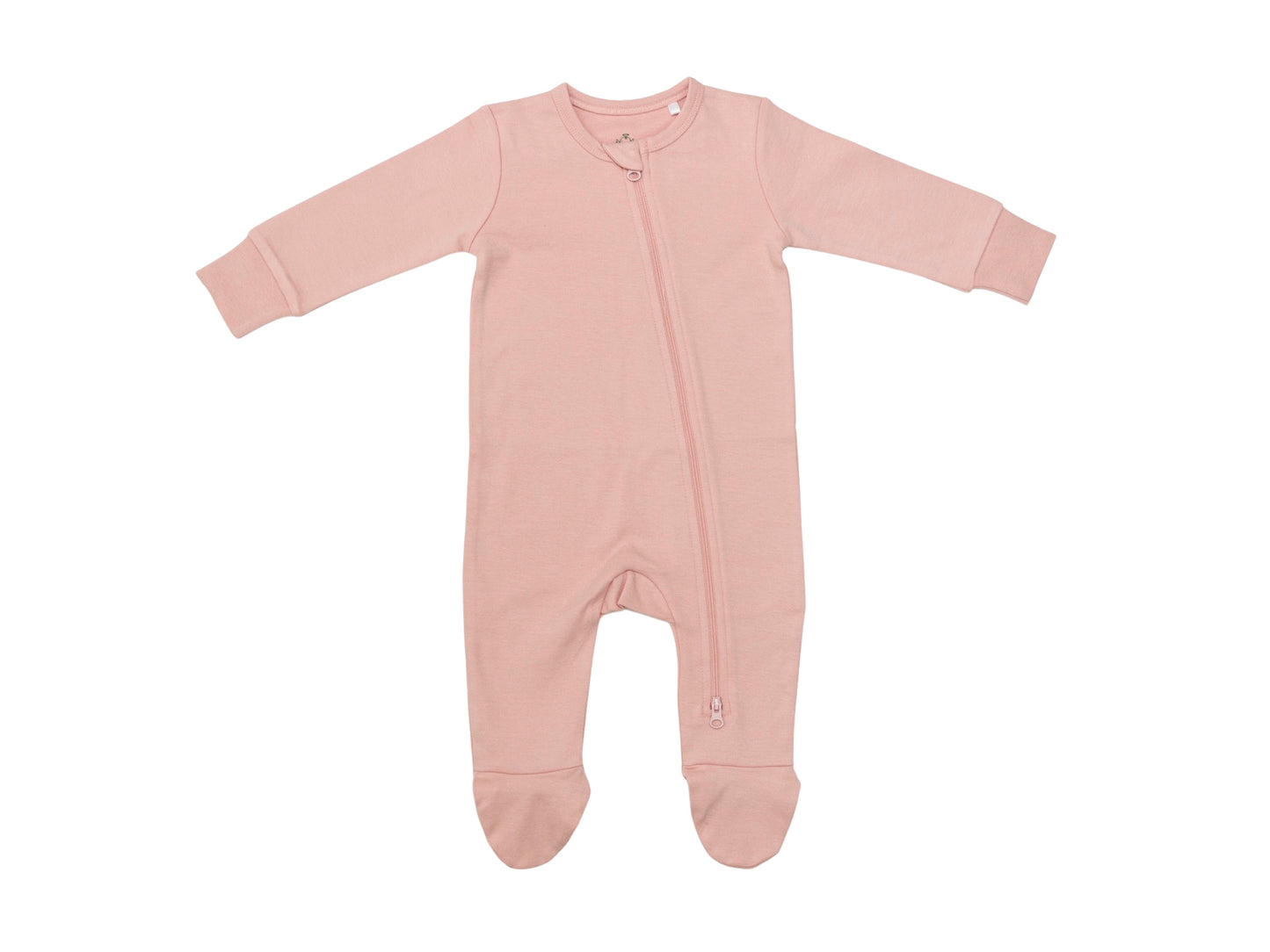 Cotton Baby Footie Sleeper with 2-Way Zipper – Soft & Stretchy Pajamas
