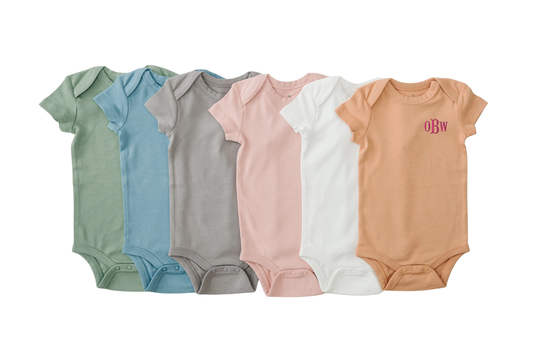 Cotton Short Sleeve Baby Bodysuits – Soft, Safe, and Eco-Friendly