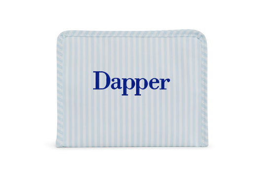 TRVL Roadie Medium Zip Pouch - Pimlico Stripe Blue