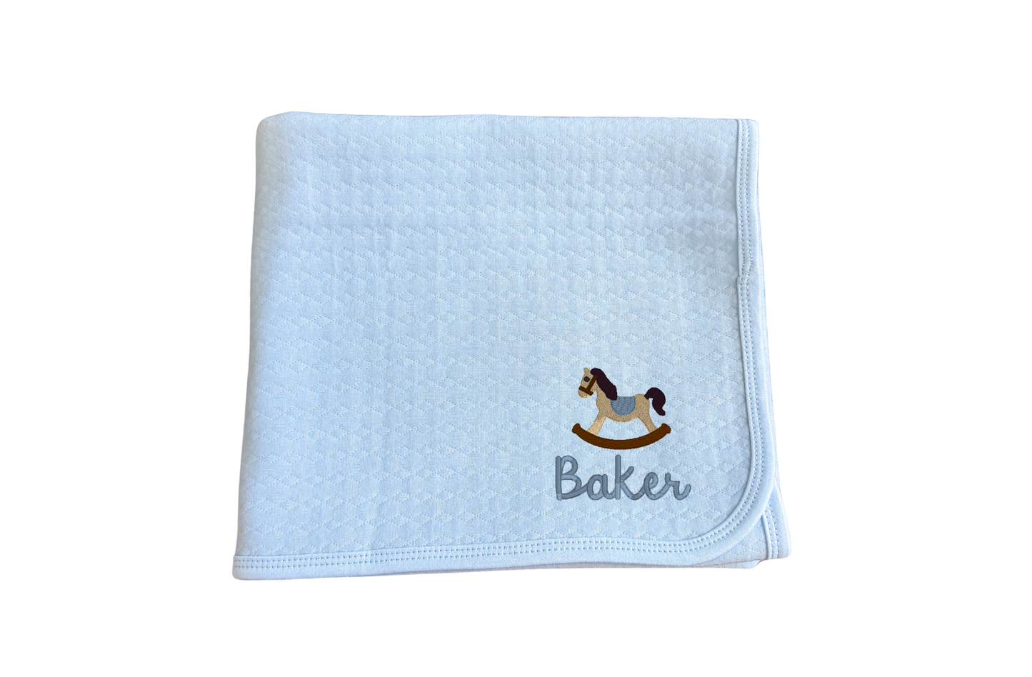 Olivia Quilted Receiving Blanket