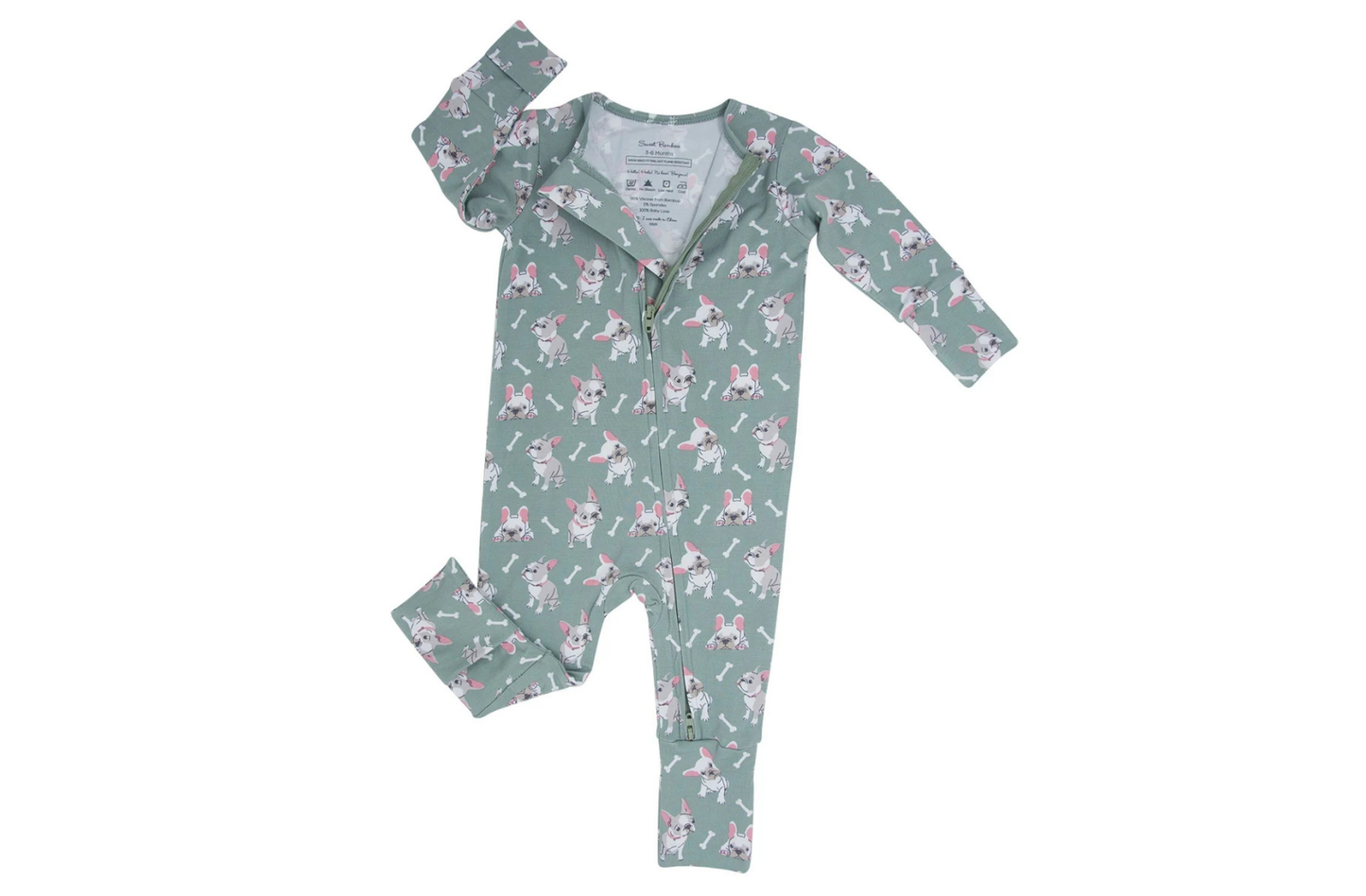 Bamboo Zipper Romper