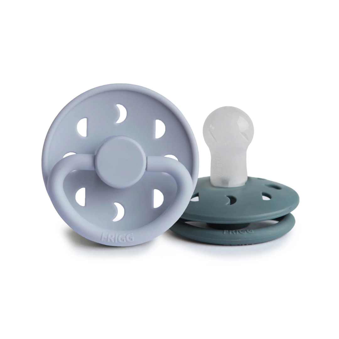 FRIGG Moon Silicone Pacifier 2-Pack