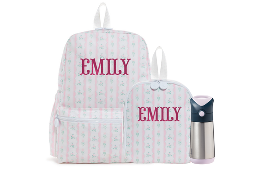 Back to School Bundle - Ribbon Floral Pink