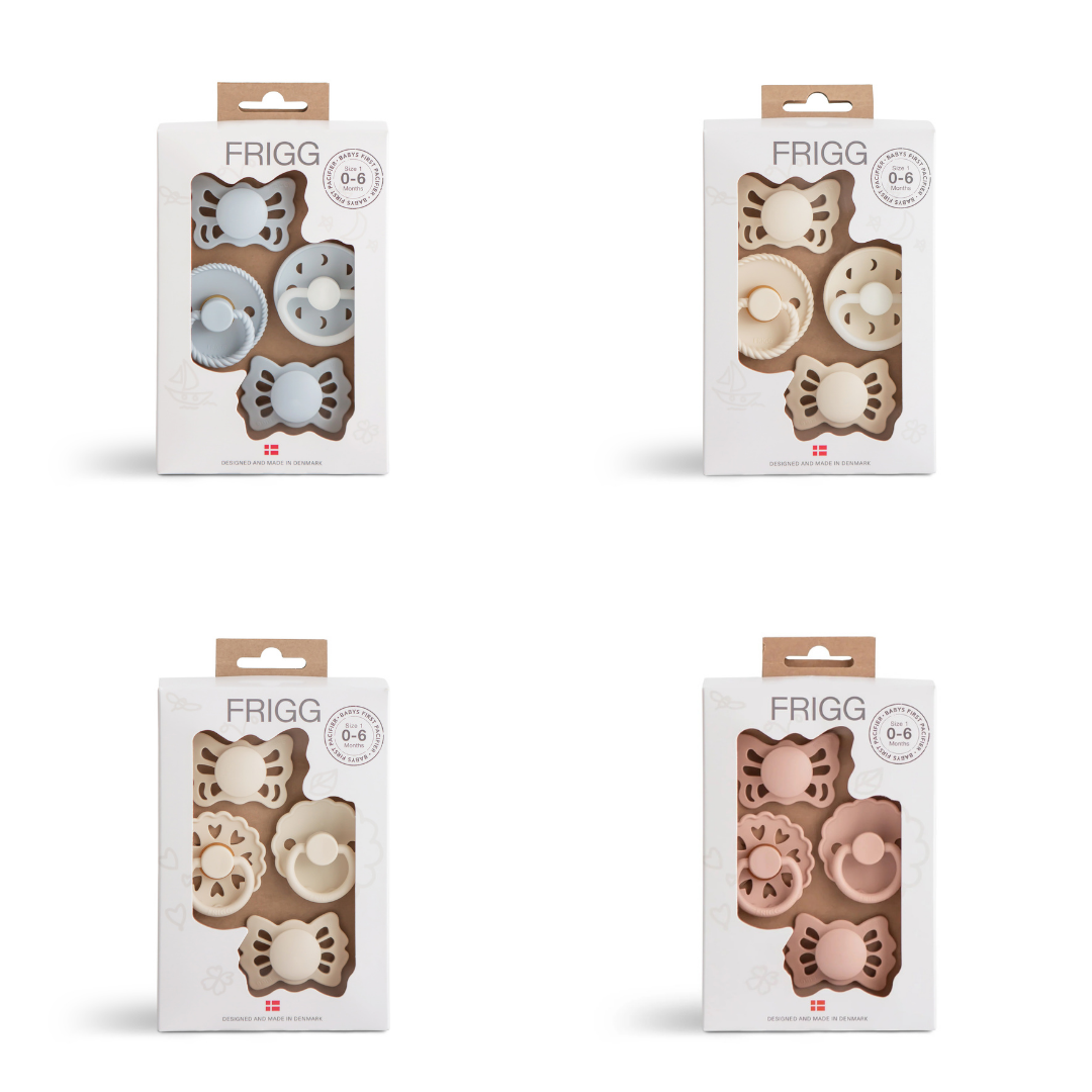 FRIGG Baby's First Pacifier Set 4-Pack