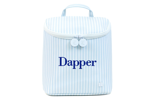 TRVL Take Away Insulated Lunch Bag  - Pimlico Stripe Blue