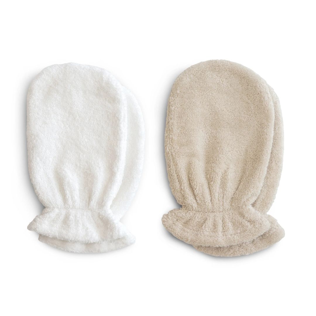 Organic Cotton Bath Mitt 2-Pack