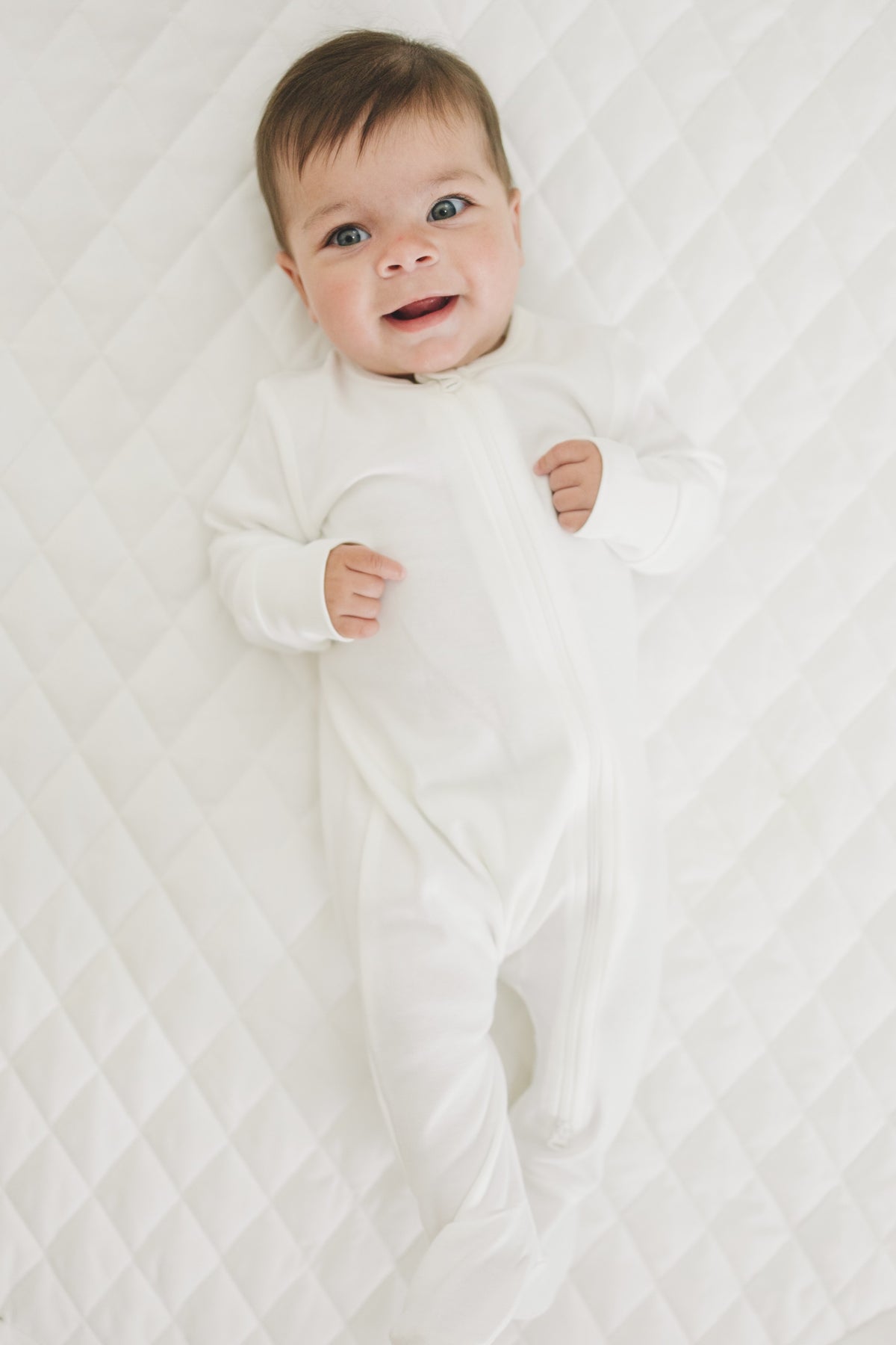 Cotton Baby Footie Sleeper with 2-Way Zipper – Soft & Stretchy Pajamas