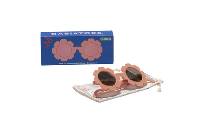 Peach Keen Polarized Flower Sunglasses for Baby & Kids