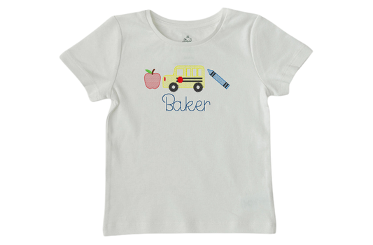 Back to School Tee - Cotton Baby T-Shirt | *Customizable*