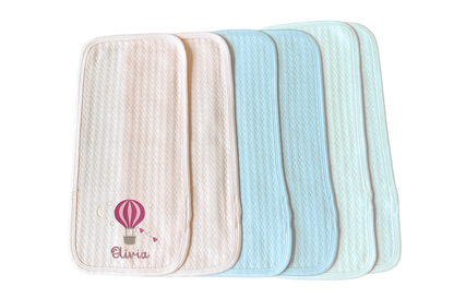Cely Quilted Burp Cloths - Qty. of 2