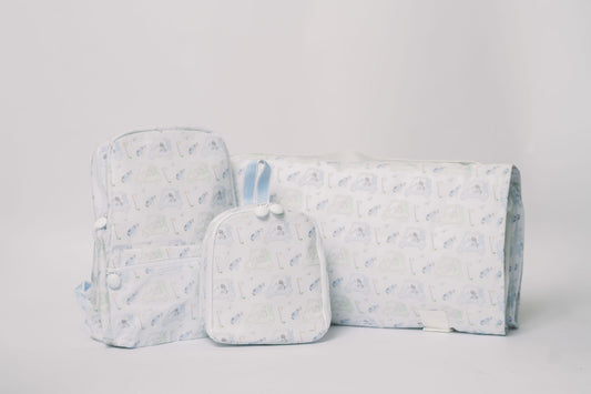 Daycare Bundle Putt Putt - TRVL Backpacker, Lunch Bag + Nap Mat