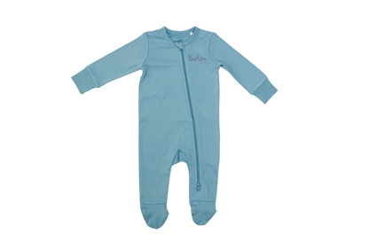 Cotton Baby Footie Sleeper with 2-Way Zipper – Soft & Stretchy Pajamas