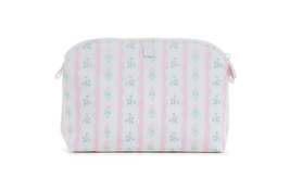 TRVL Goodie Cosmetic Bag - Ribbon Floral Pink