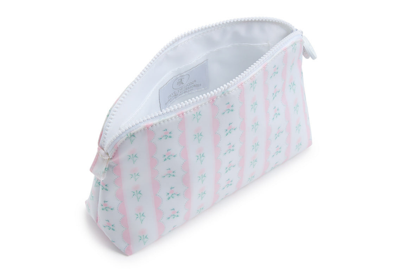 TRVL Goodie Cosmetic Bag - Ribbon Floral Pink