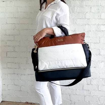 Itzy Ritzy Dream Weekender™ Coffee & Cream Diaper Bag