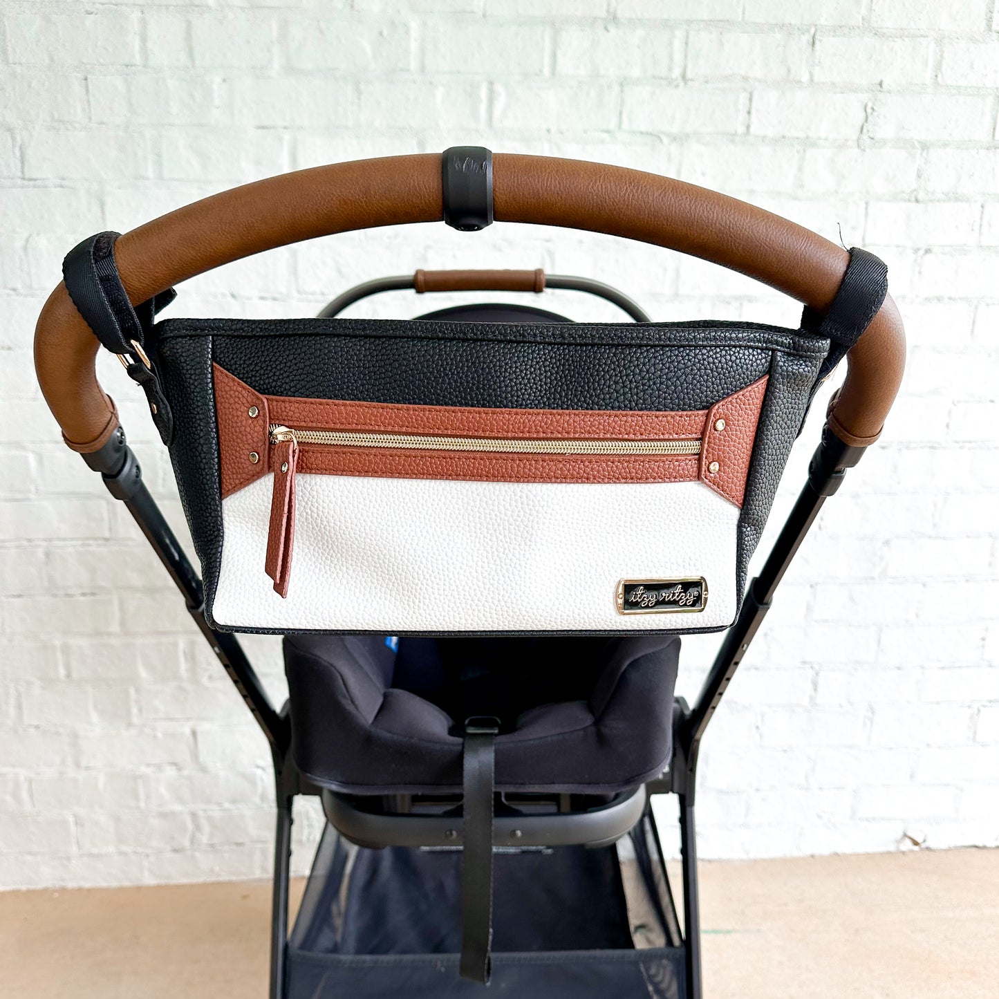 Itzy Ritzy Coffee & Cream Travel Stroller Caddy