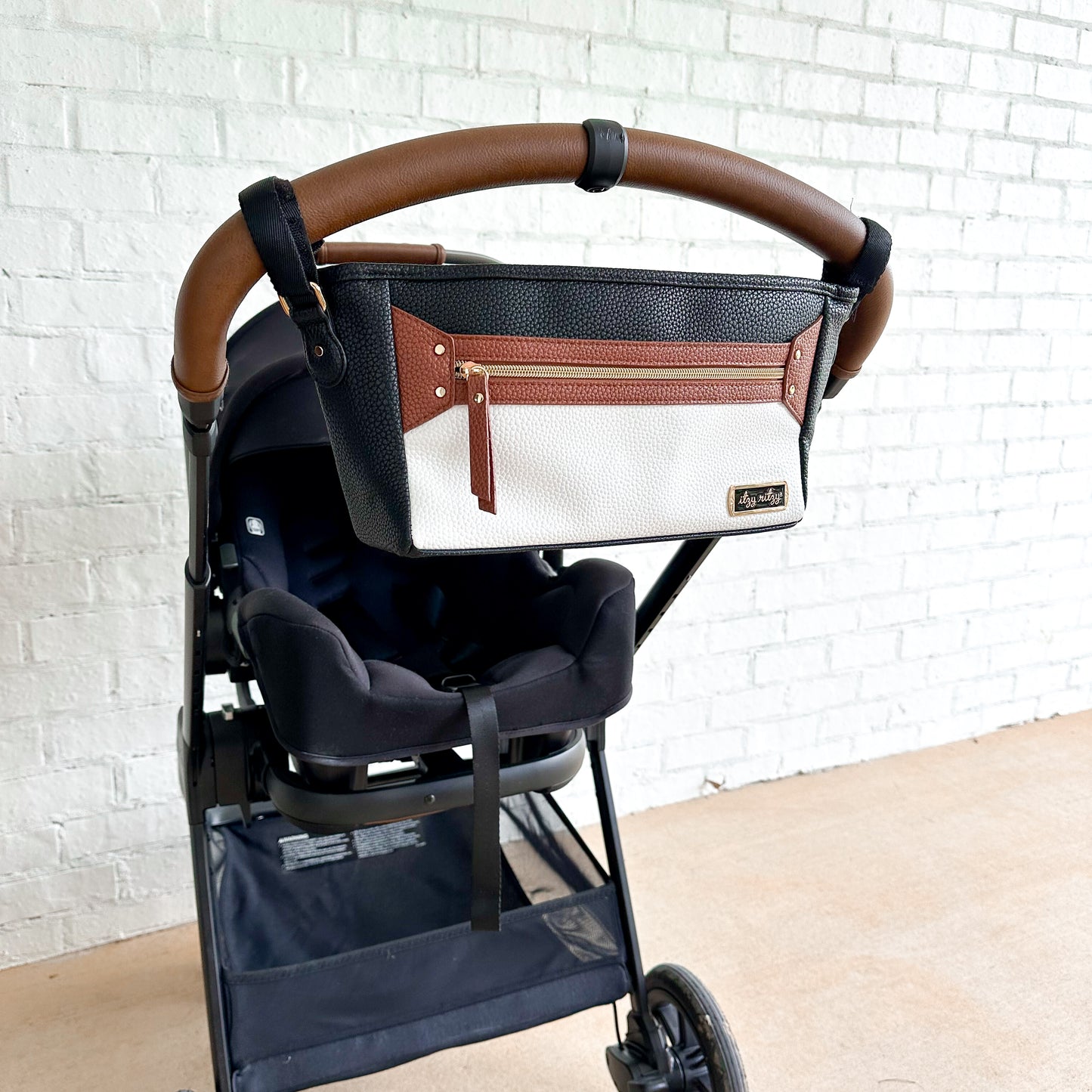 Itzy Ritzy Coffee & Cream Travel Stroller Caddy