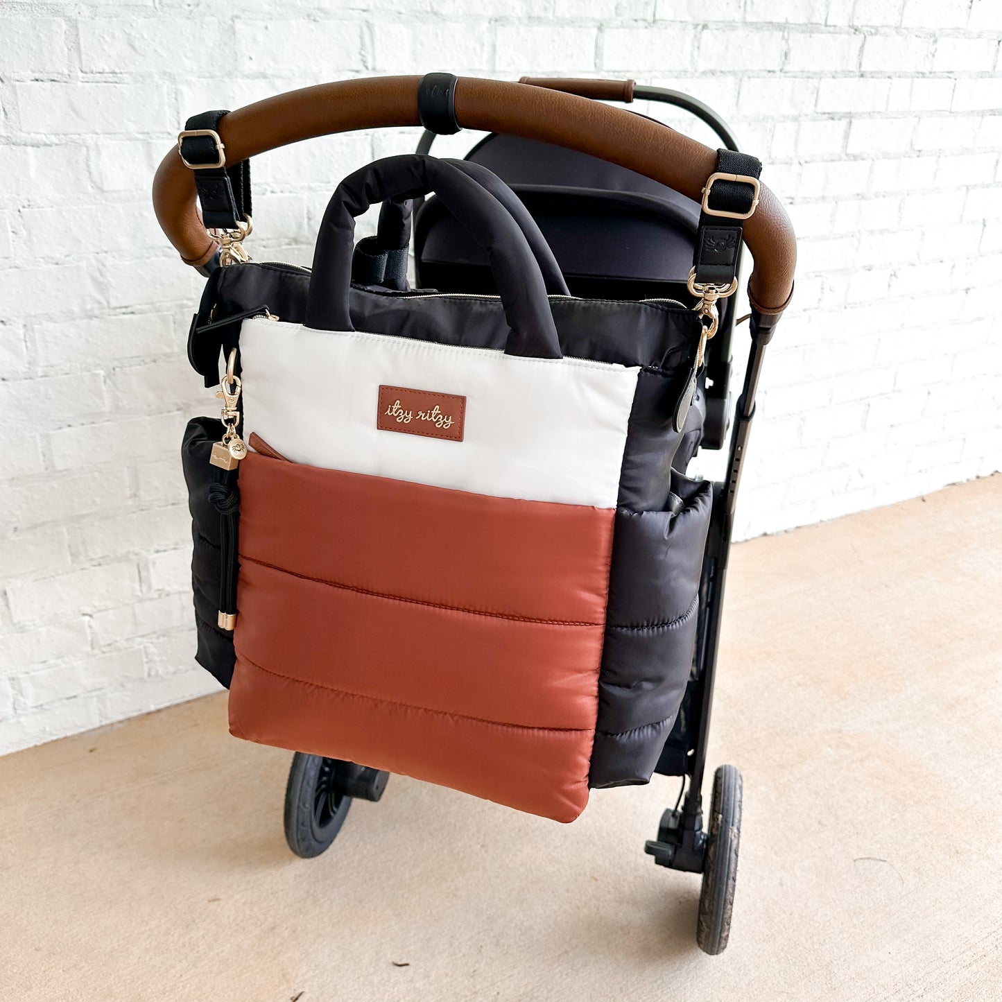 Itzy Ritzy Dream Convertible™ Coffee & Cream Diaper Bag