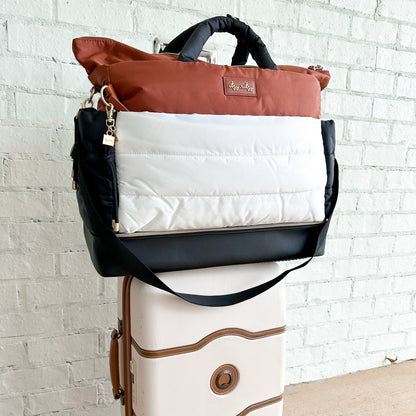 Itzy Ritzy Dream Weekender™ Coffee & Cream Diaper Bag