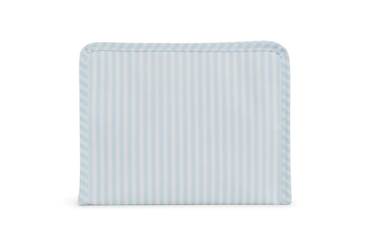 TRVL Roadie Medium Zip Pouch - Pimlico Stripe Blue