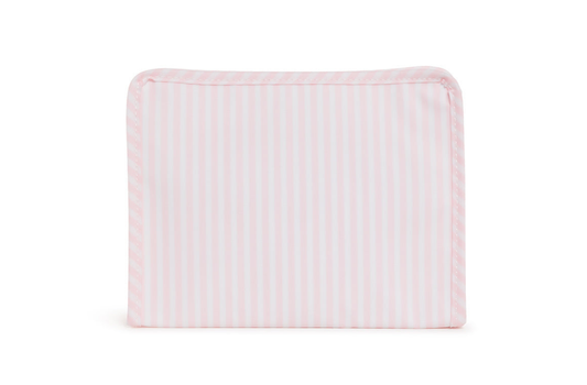 TRVL Roadie Medium Zip Pouch - Pimlico Stripe Pink