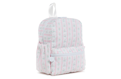 TRVL Mini Backpack - Ribbon Floral Pink
