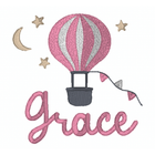 Pink Balloon with Name
