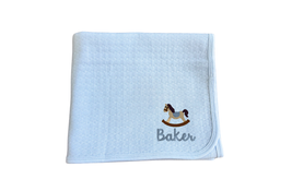 Olivia Quilted Receiving Blanket