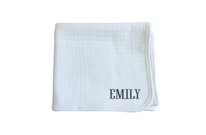 Olivia Quilted Receiving Blanket