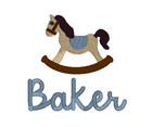 Rocking Horse with Name