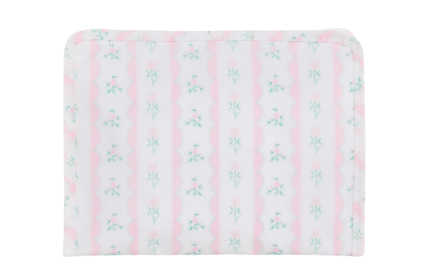 TRVL Roadie Medium Zip Pouch - Ribbon Floral Pink