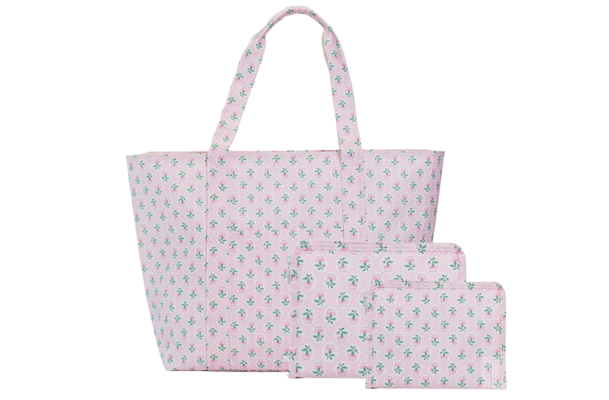 TRVL Roadie Medium & Large Zip Pouch + Jumbo Tote Bundle
