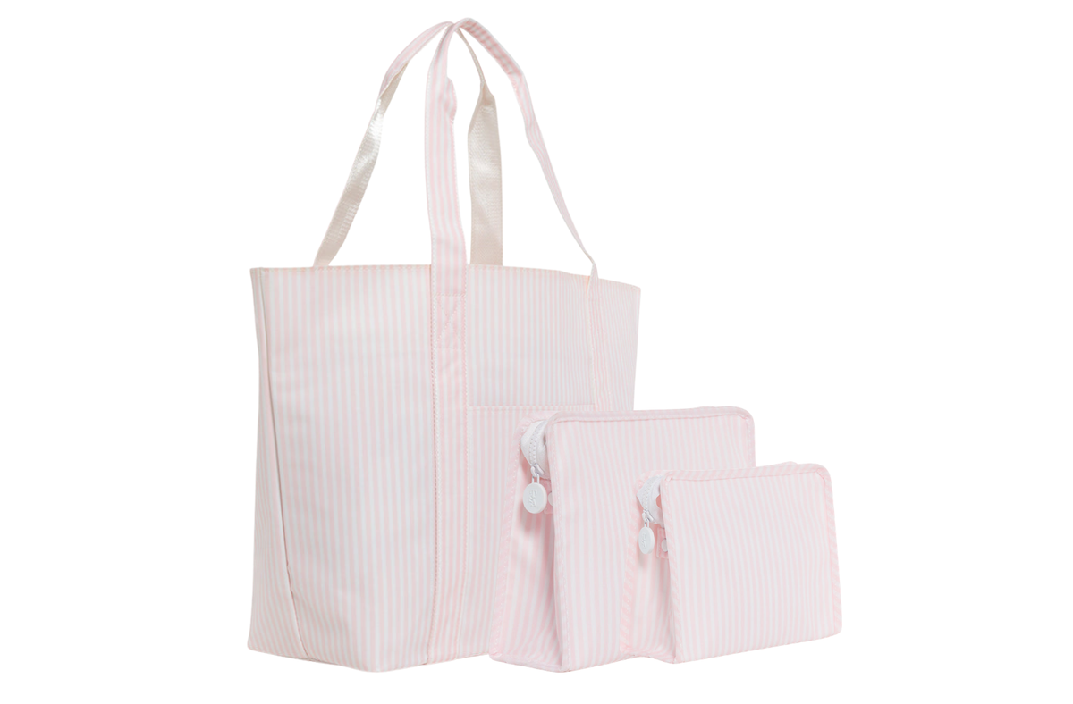 TRVL Roadie Medium & Large Zip Pouch + Jumbo Tote Bundle