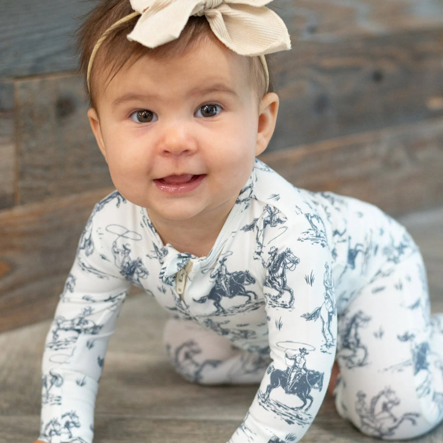 Bamboo Zipper Romper